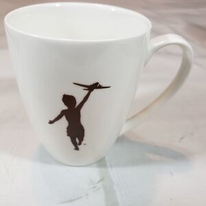 Storyville Coffee Company Mug Boy Running With Toy Airplane Coffee Mug Tea Cup
